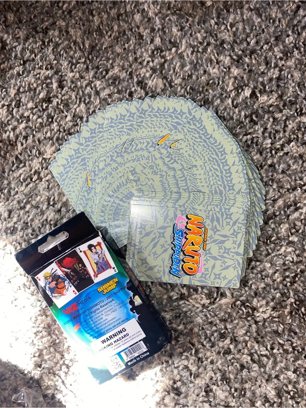Standard deck naruto shippiden playing card